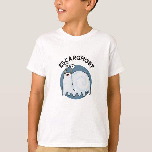 Escarghost Funny French Ghost Snail Pub T-Shirt (Vorderseite)