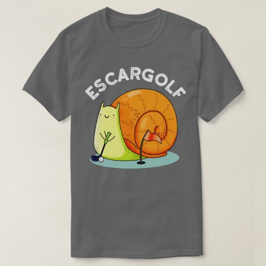 Escargolf Niedlich Escargot Snail Pub 1 T-Shirt (Design vorne)
