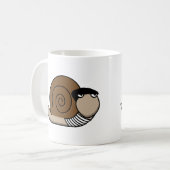 Escargot - Französische Schnecke Kaffeetasse (Vorderseite Links)