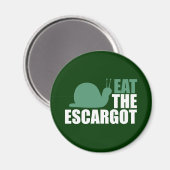 Escargot Land Schnecke Delikatessen Magnet (Vorderseite/Rückseite)