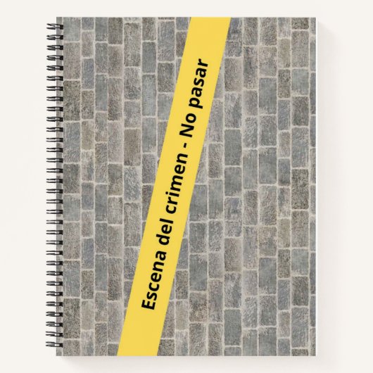 Escena del crimen notizblock (Vorderseite)