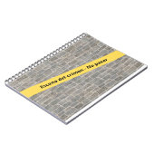 Escena del crimen notizblock (Linke Seite)