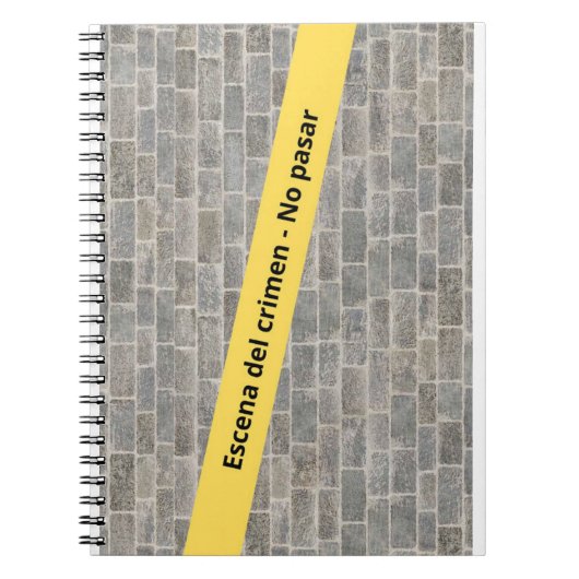 Escena del crimen notizblock (Vorderseite)