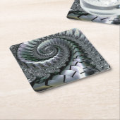 Escheresque Rechteckiger Pappuntersetzer (angewinkelt)