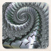 Escheresque Rechteckiger Pappuntersetzer (Vorderseite)