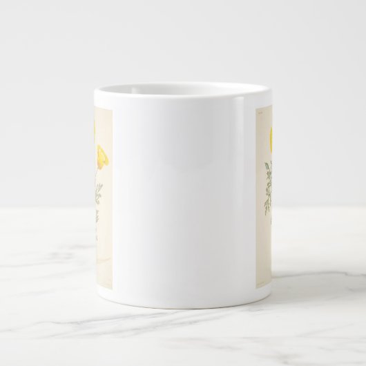 Escholtzia Jumbo-Tasse (Vorderseite)