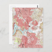 Escondido California Karte (1996) (Vorne/Hinten)