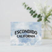 Escondido California Postkarte (Stehend Vorderseite)