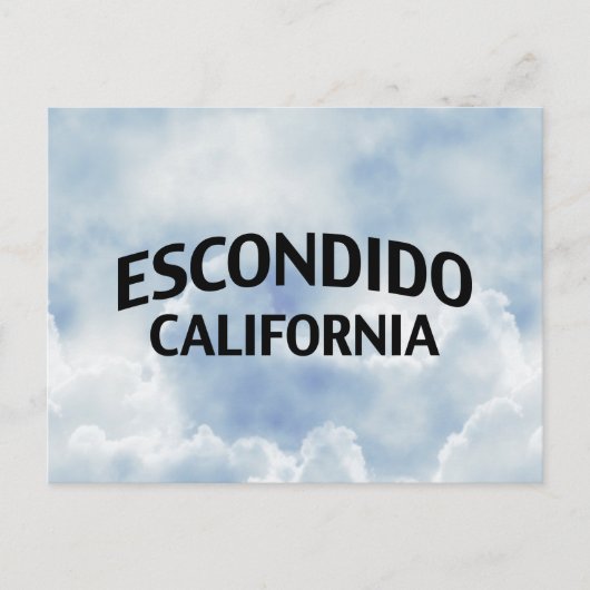 Escondido California Postkarte (Vorderseite)