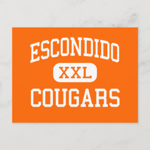 Escondido - Cougars - Hoch - Escondido Kalifornien Postkarte