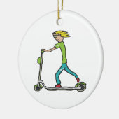 eScooter Electric Scooter Keramik Ornament (Links)