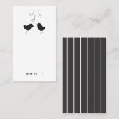 Escort Card Love Birds Platzkarte (Vorne/Hinten)