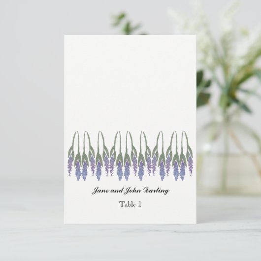 Escort-Karte Einladung (Stehend Vorderseite)