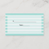 Escort-Karten für das blaue Streifen Platzkarte (Rückseite)