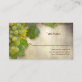 Escort Tischplatzierung Formaler Empfang Weinberg Platzkarte (Rückseite)