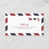 Escortkarte Platzkarte (Rückseite)