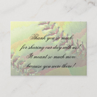 Escorttisch-Zuweisung für Softball-Sportthemen Platzkarte