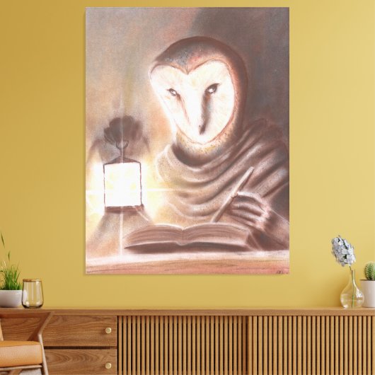 Escriba Stretched Canvas Print Leinwanddruck (Insitu (Wohnzimmer))