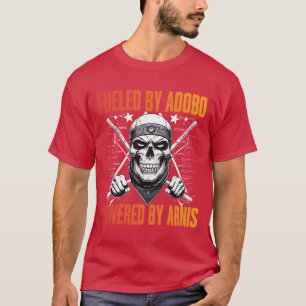 Escrima, angetrieben von Adobo, powered by Arnis v T-Shirt