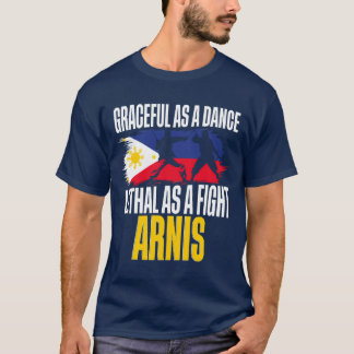 Escrima Arnis Kampfsport so elegant wie ein Tanz M T-Shirt