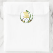 Escudo de armas de Guatemala - Wappen Runder Aufkleber (Tasche)