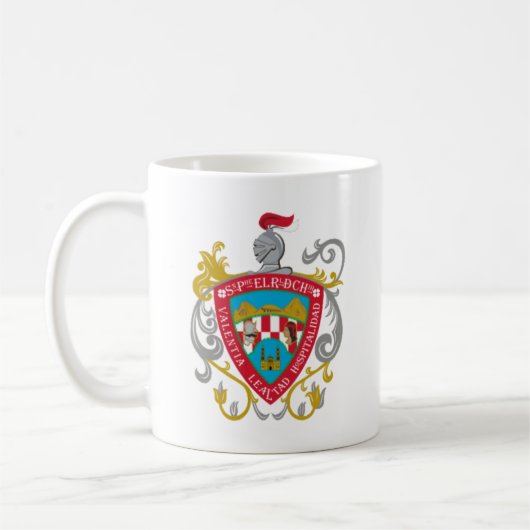 Escudo de Chihuahua - Chihuahua-Staats-Flagge Kaffeetasse (Links)