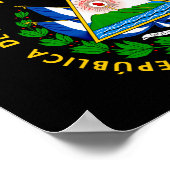 Escudo de El Salvador Poster (Ecke)