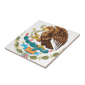 Escudo Nacional de México - Emblema Mexicano Fliese (Seite)