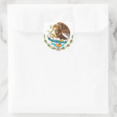 Escudo Nacional de México - Mexican Emblem Quadratischer Aufkleber (Tasche)