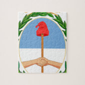 Escudode Argentinien - Wappen von Argentinien Puzzle (Vertikal)