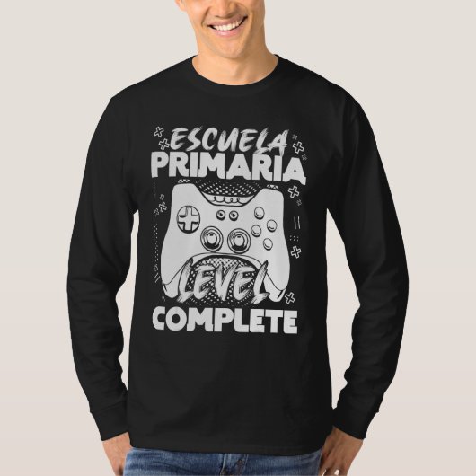Escuela Primaria Graduation Grad Student Gamer Kid T-Shirt (Vorderseite)