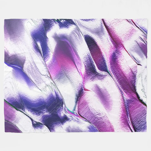 Esculpido de metal fosco, em roxo e lilás fleecedecke (Vorderseite (Horizontal))