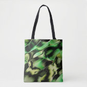 Esculpido de metal opaco, em verde e tom de creme tasche (Vorderseite)