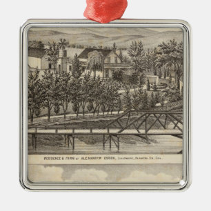 Esden, Clarywohnsitze Ornament Aus Metall