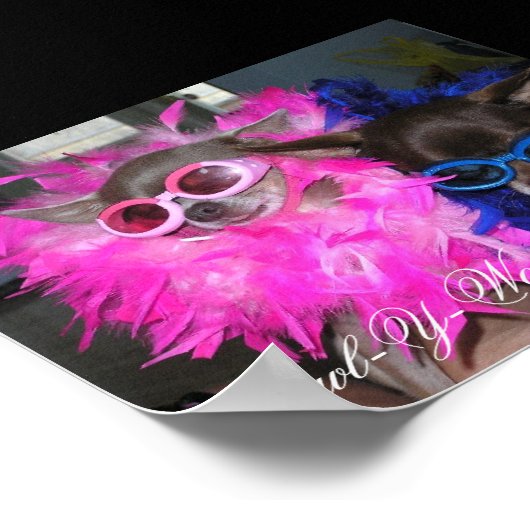 Ese and Lola Go Hollywood Poster (Ecke)