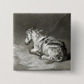 Esel an der Erholung Button (Vorderseite)