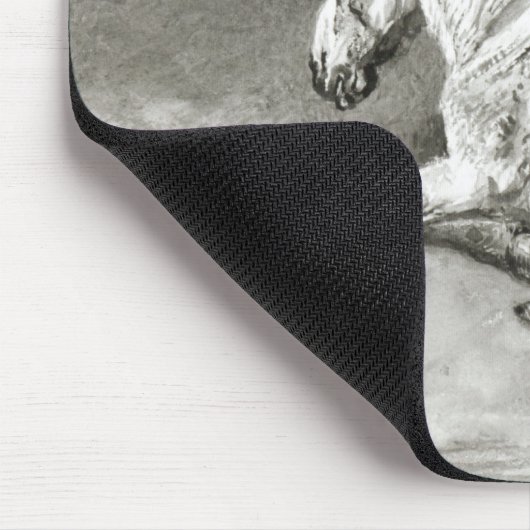 Esel an der Erholung Mousepad (Ecke)