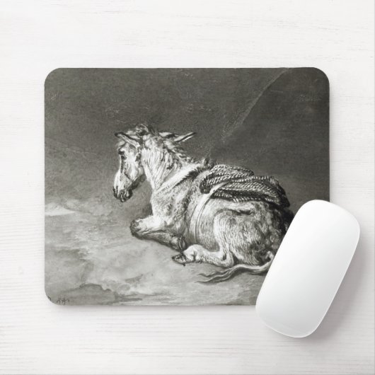 Esel an der Erholung Mousepad (Mit Mouse)