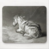 Esel an der Erholung Mousepad (Vorne)