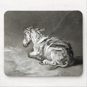 Esel an der Erholung Mousepad
