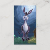 Esel-Briefpapier Visitenkarte (Rückseite)