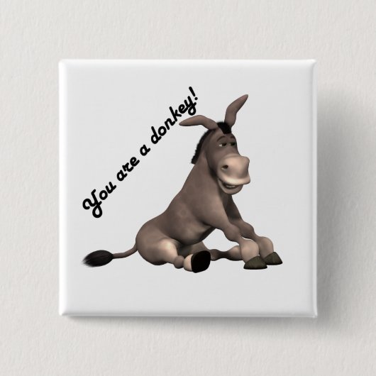 Esel Button (Vorderseite)