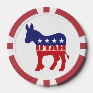 Esel der Demokraten aus Utah Pokerchips
