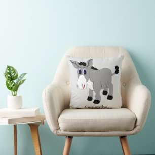 Esel-Design personalisiert Kissen