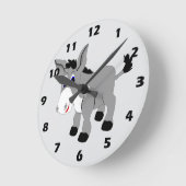 Esel Design Runde Wanduhr (Winkel)