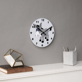 Esel Design Runde Wanduhr