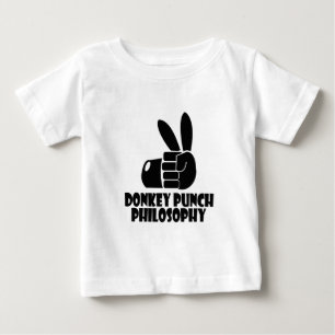 Esel-Durchschlags-Philosophie Baby T-shirt