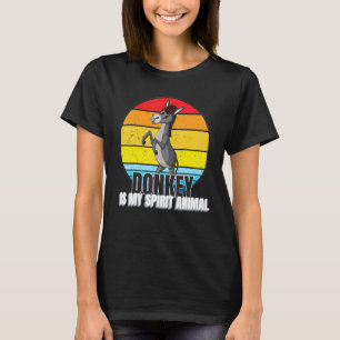 Esel Esel ist mein spirituelles Tier Vintage T-Shirt