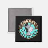 Esel-Flüsterer Magnet (Vorderseite/Rückseite)