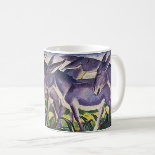 Esel-Fries durch Franz Marc Kaffeetasse (VorderseiteRechts)